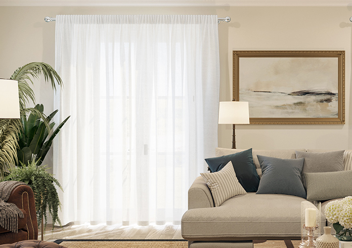 Tanami Voile, White Dawn - Made to Measure Curtains - Image 7